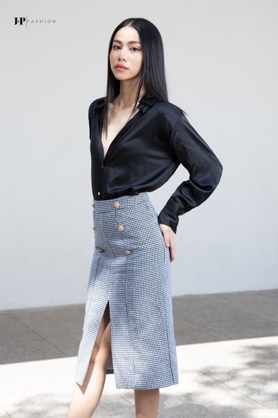 Váy midi dáng ôm 17008014