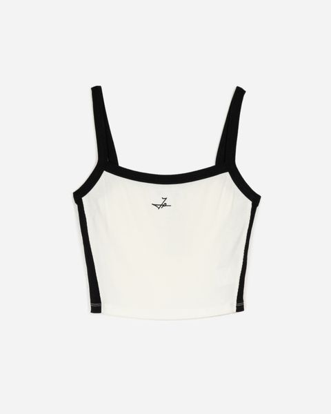 áo thun 2 dây trắng