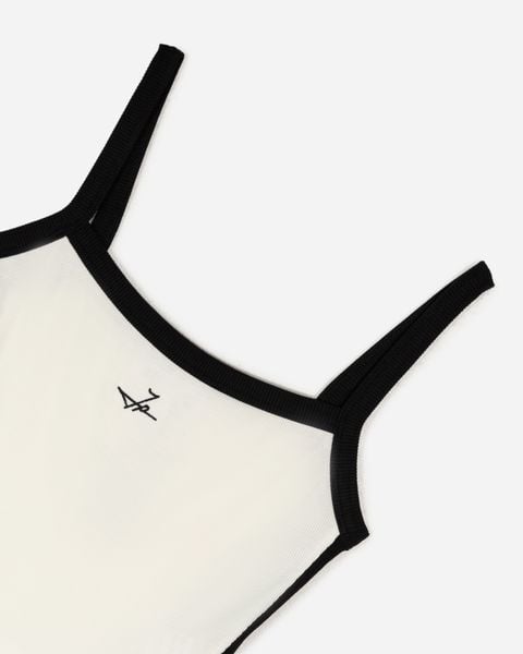 áo thun 2 dây trắng