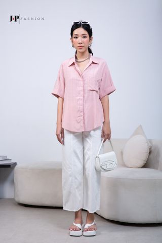 Sơ mi lụa ngắn tay