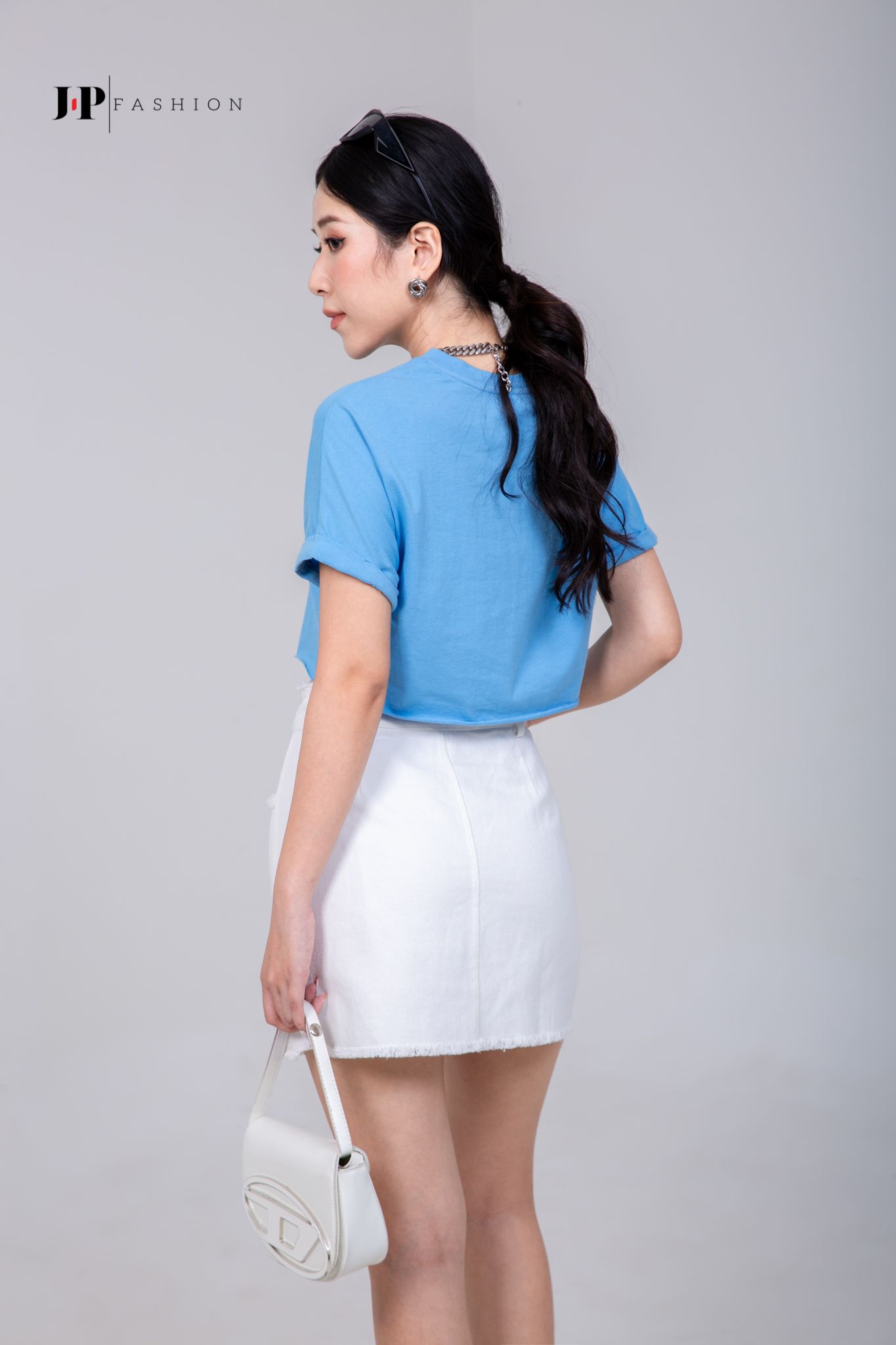 Thun croptop nữ ngắn tay