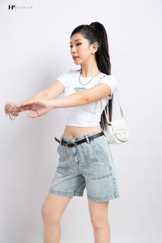 Áo thun croptop ngắn tay