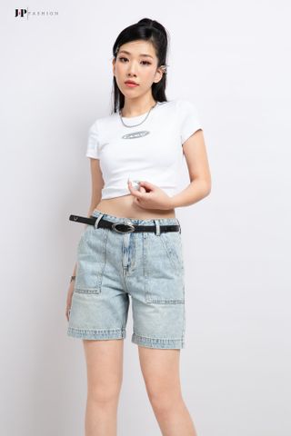 Áo thun croptop ngắn tay