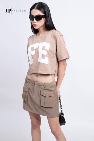 Thun croptop ngắn tay