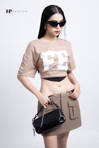 Thun croptop ngắn tay