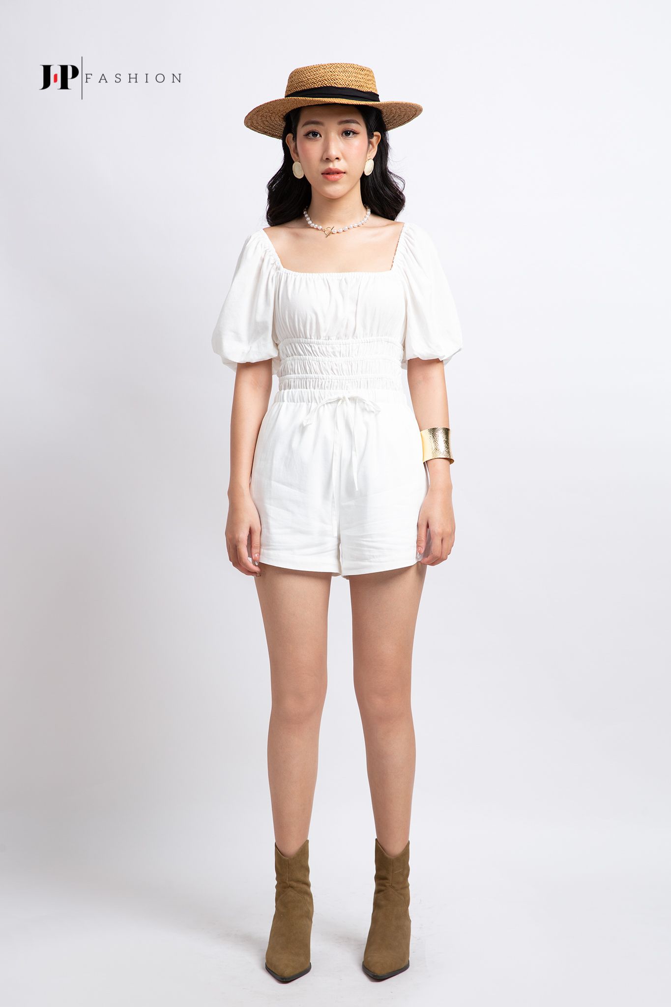 Jumpsuit ngắn tay