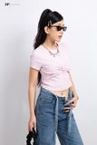 Áo thun croptop ngắn tay