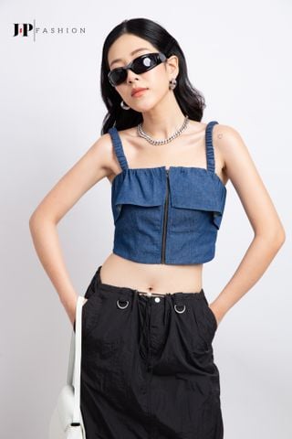 Áo hai dây croptop