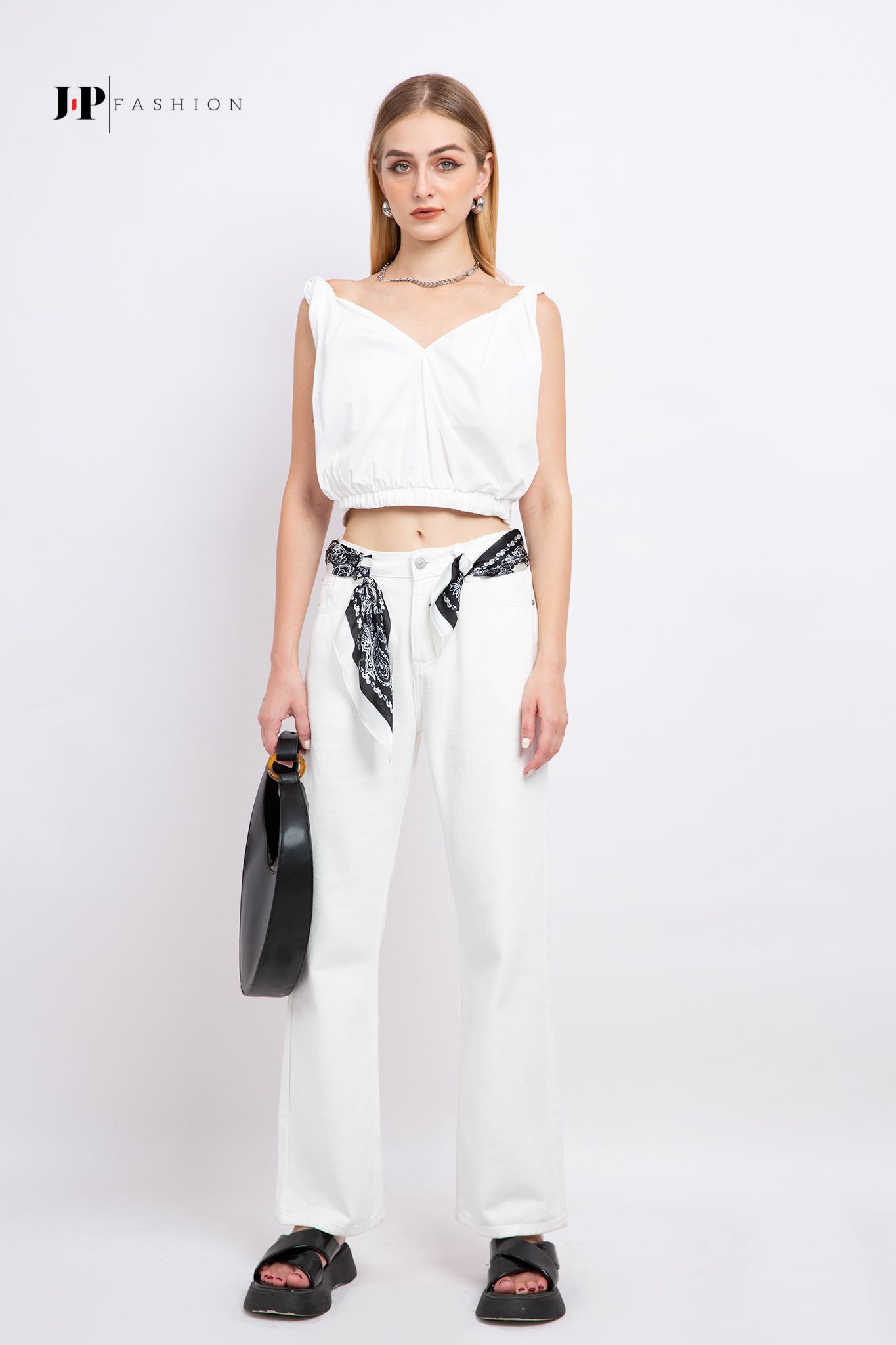 Áo hai dây croptop