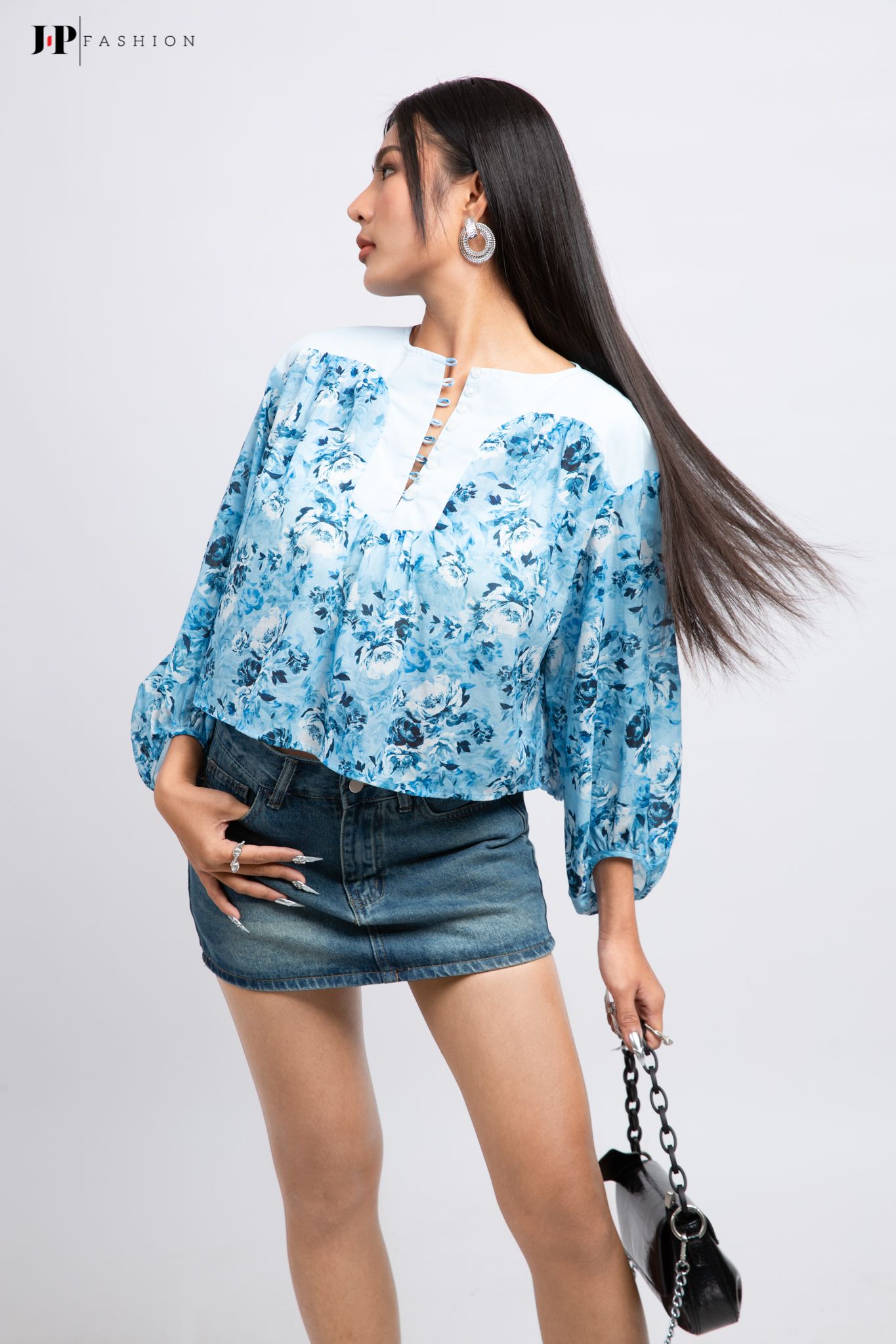 Áo babydoll dài tay 10609045