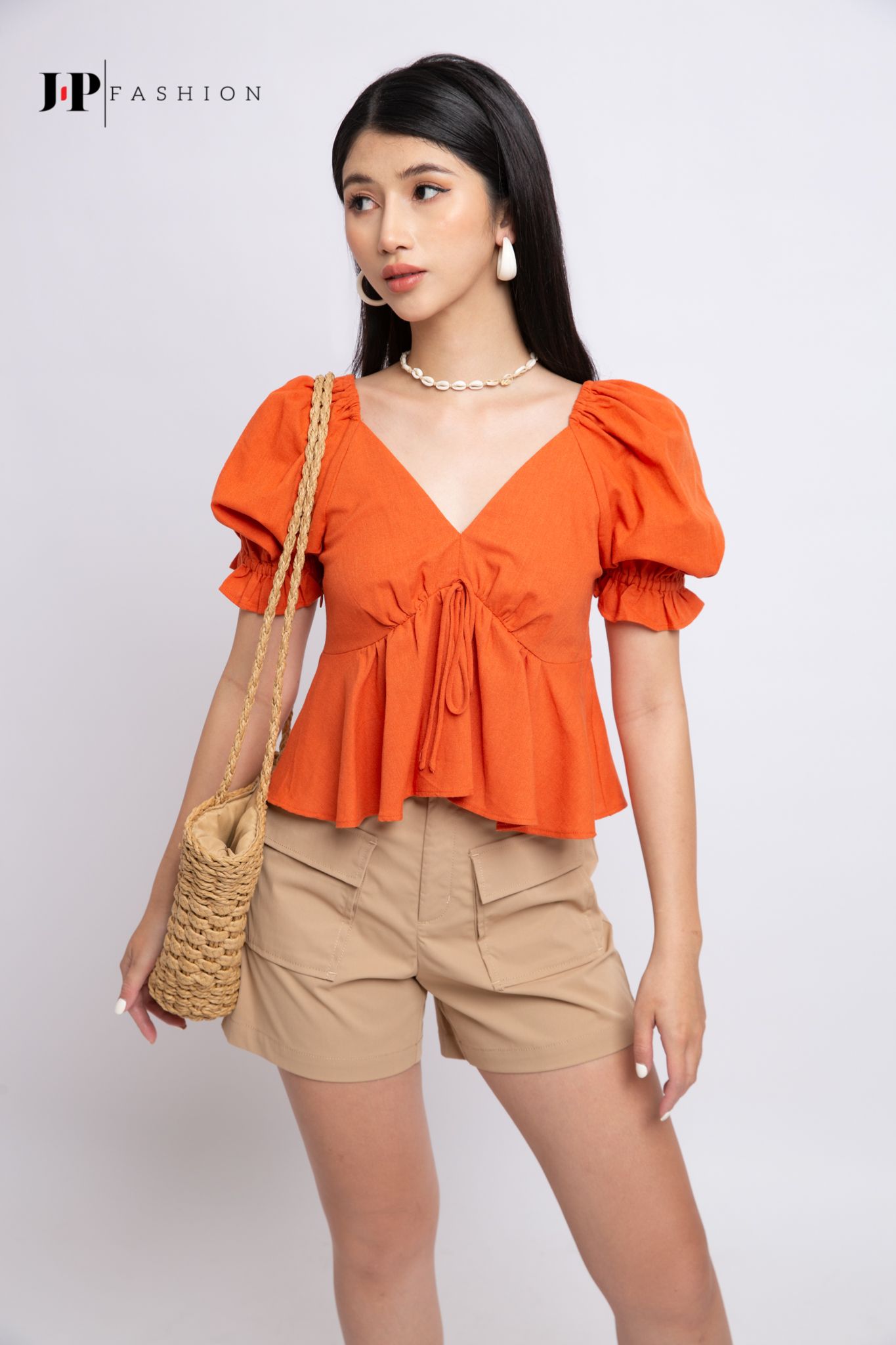 Áo sơ mi tay phồng