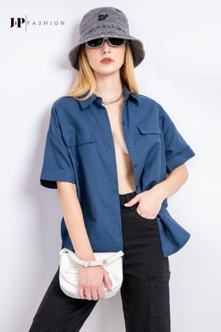Sơ mi form rộng ngắn tay 10608469