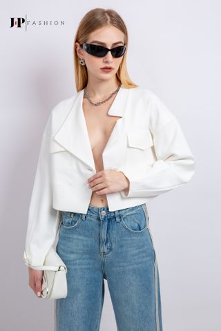 Khoác croptop dài tay