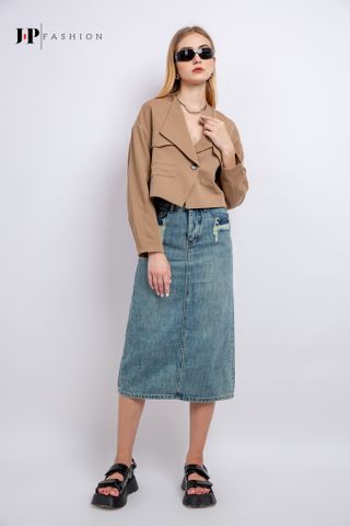 Khoác croptop dài tay