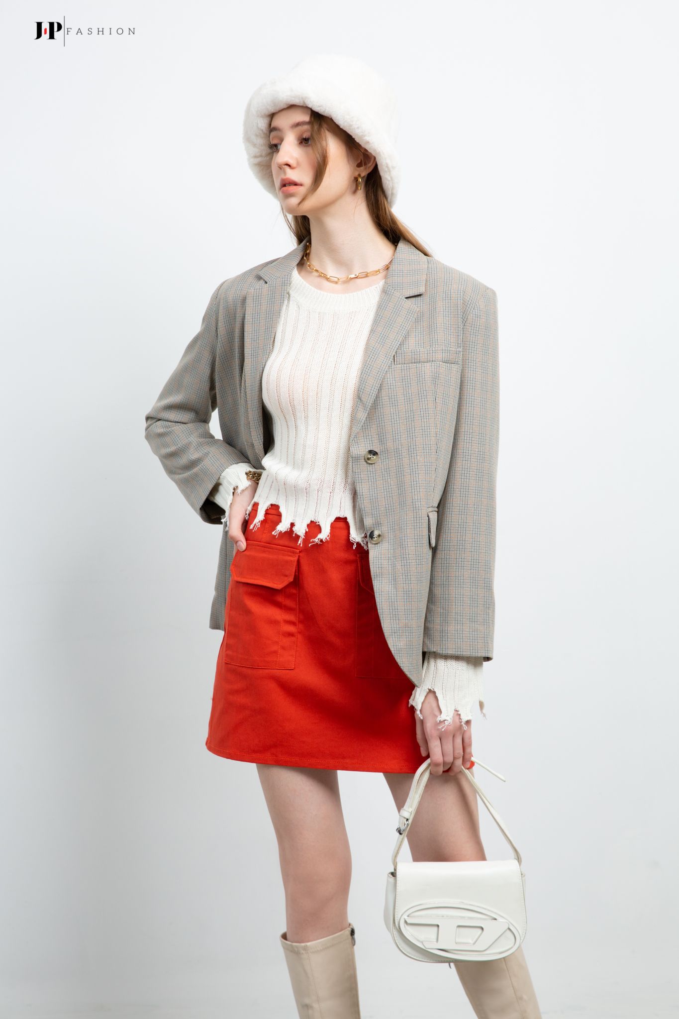Váy kaki ngắn 17008457
