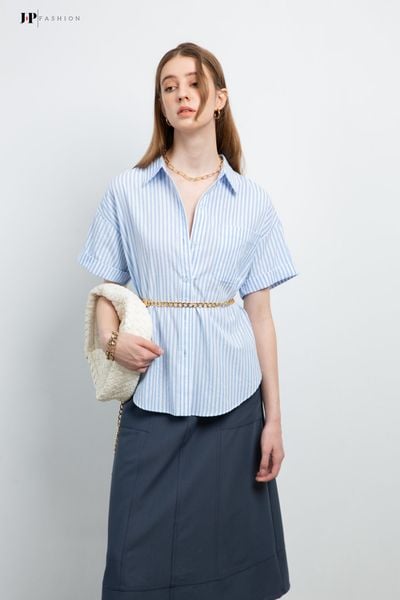 color_ Xanh sọc trắng