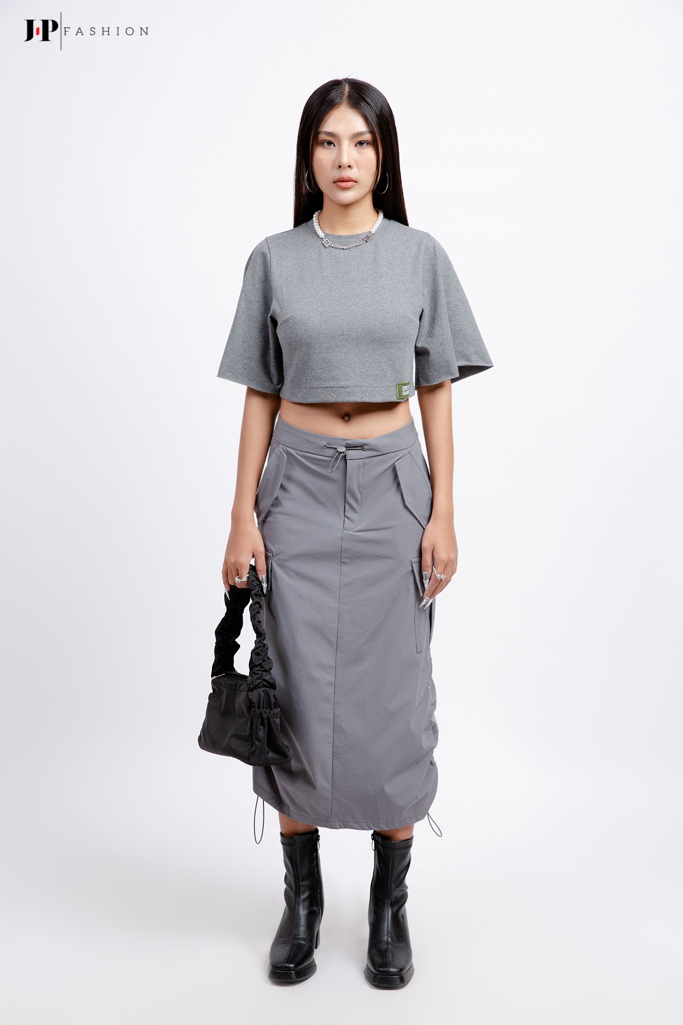 Áo thun croptop ngắn tay