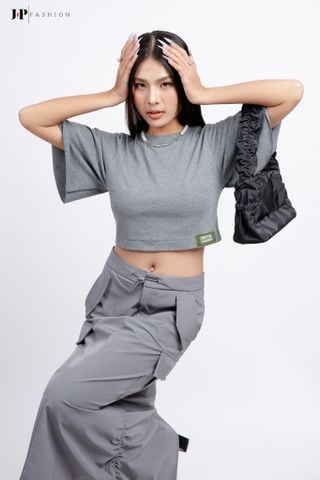 Áo thun croptop ngắn tay