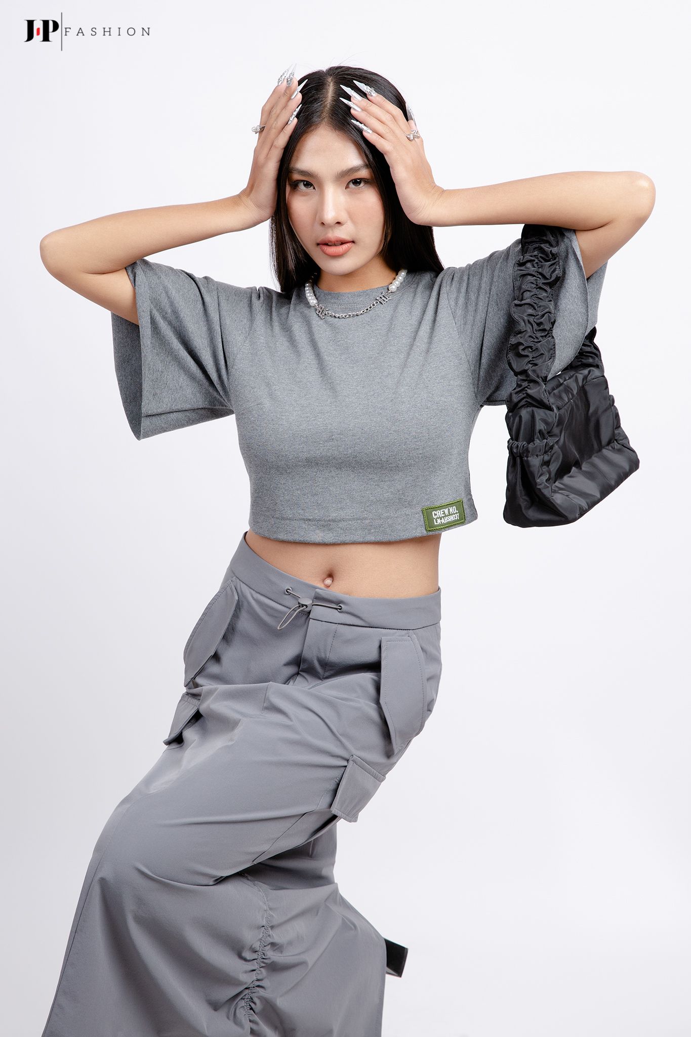 Áo thun croptop ngắn tay