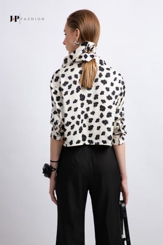 Sơ mi croptop dài tay