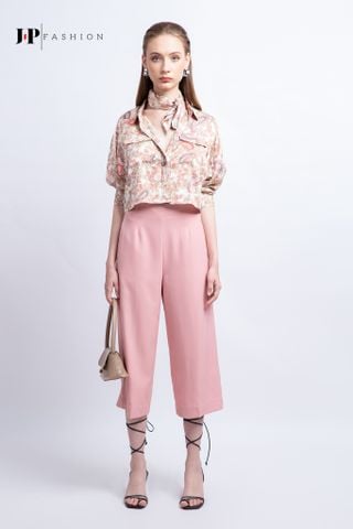 Sơ mi croptop dài tay