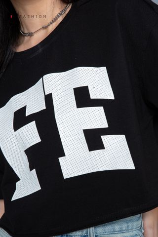 Thun croptop ngắn tay