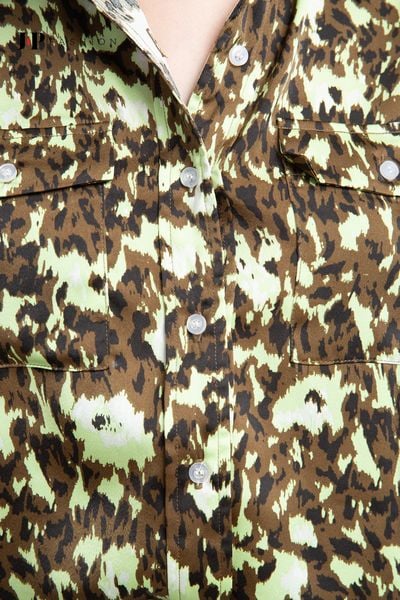 color_ Họa tiết xanh + nâu