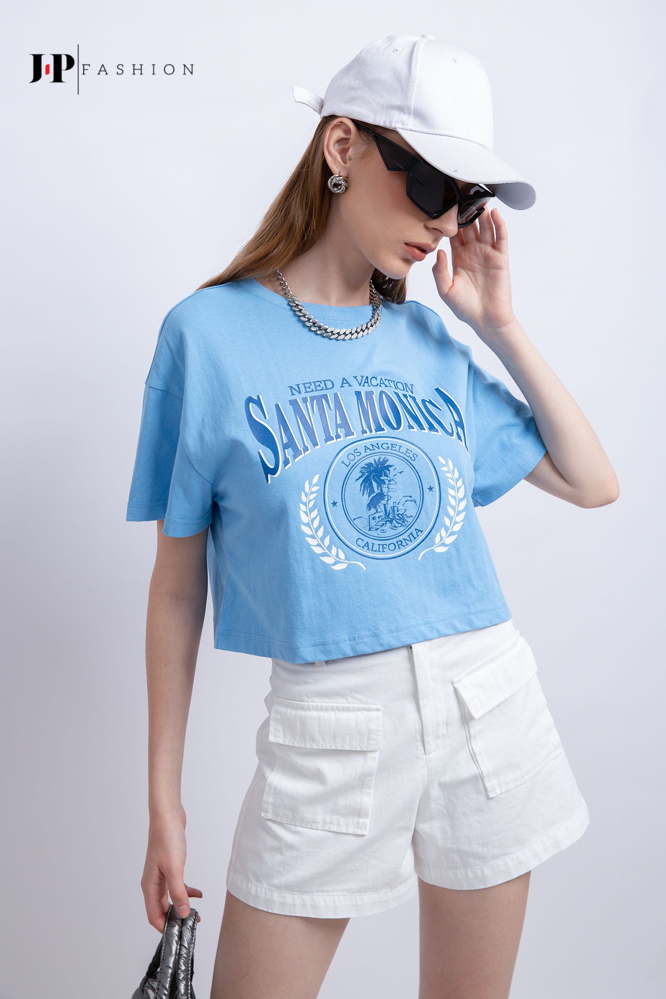 Thun croptop ngắn tay