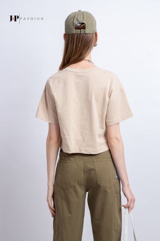 Thun croptop ngắn tay