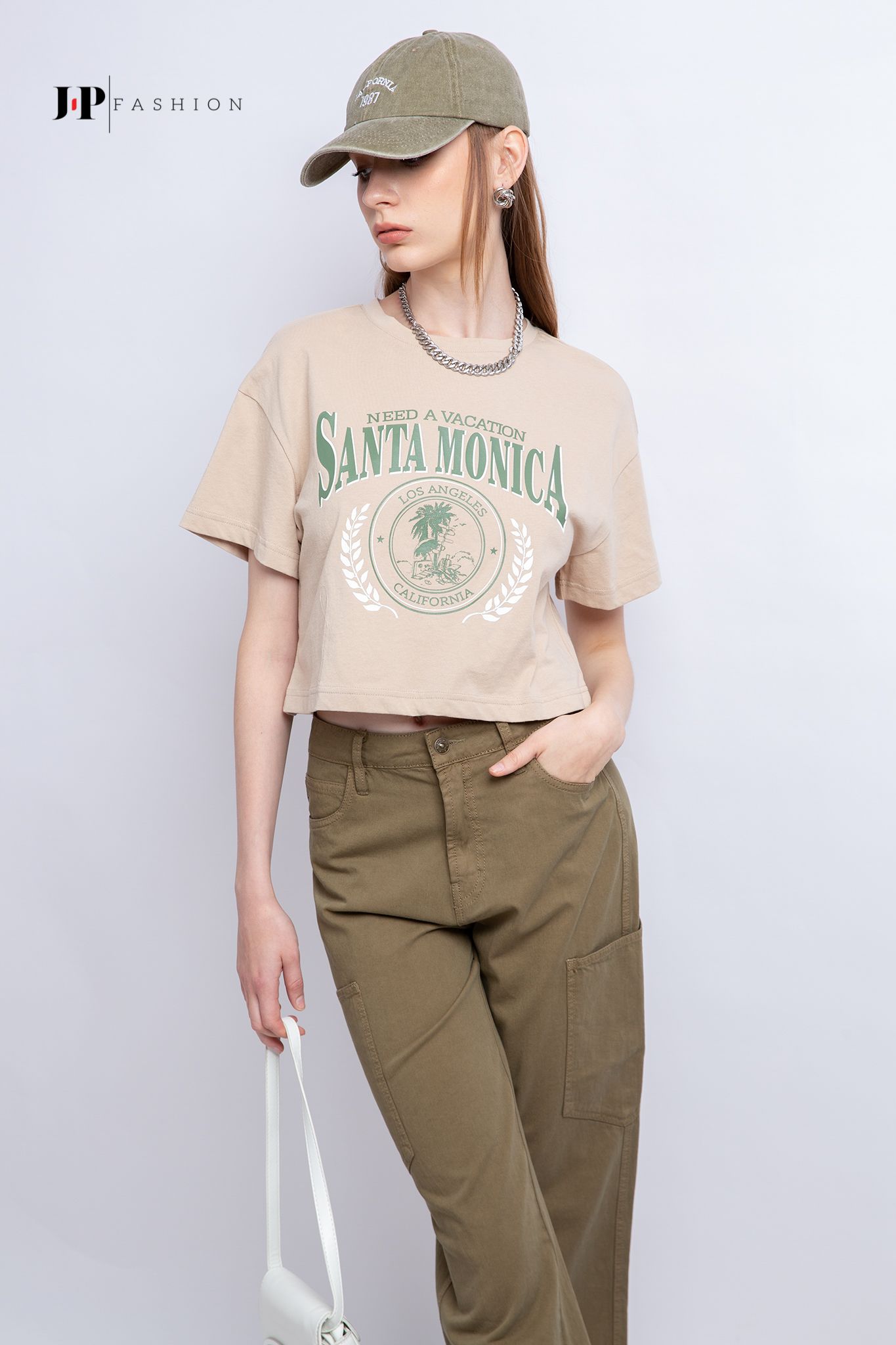 Thun croptop ngắn tay