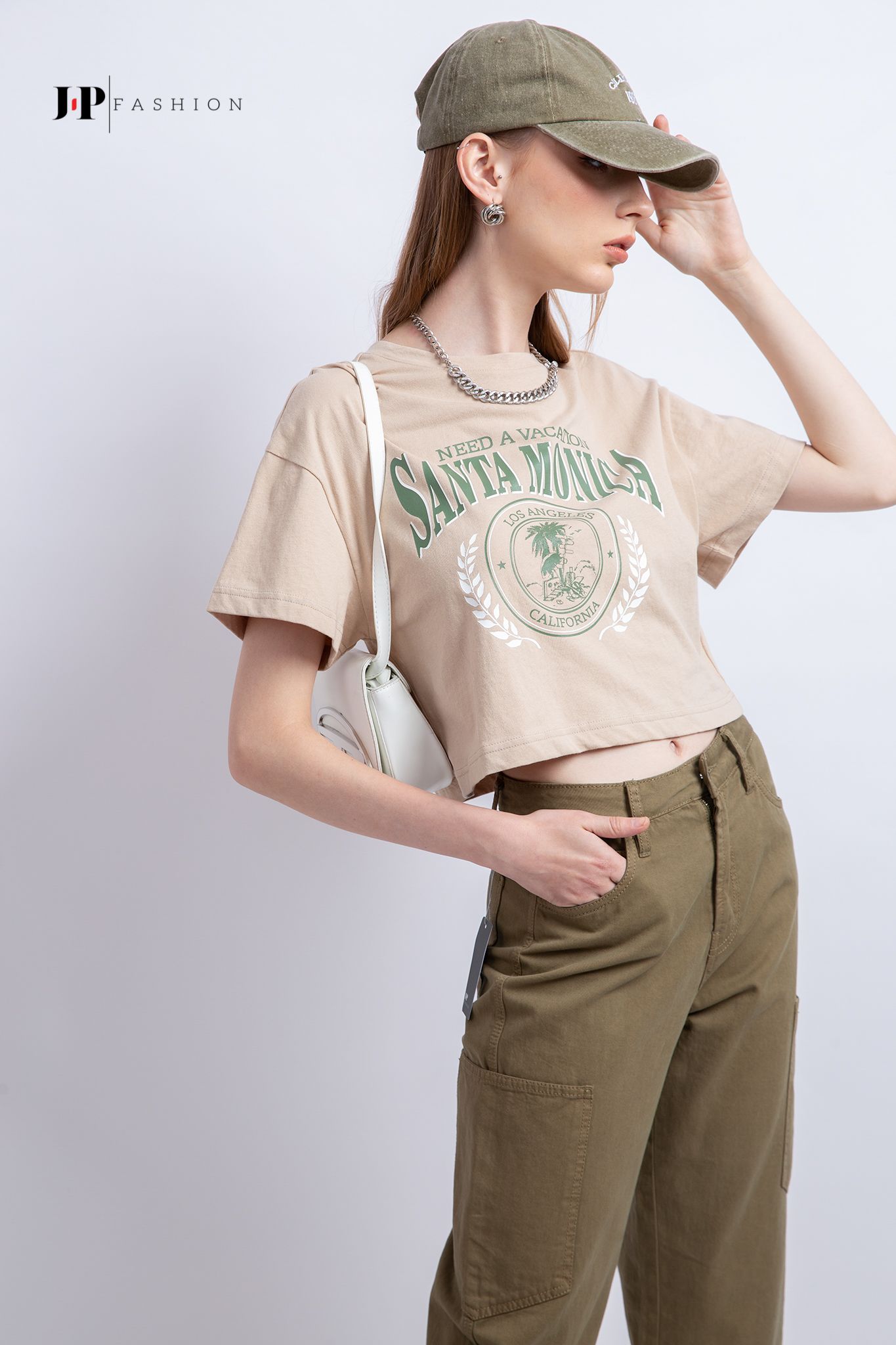 Thun croptop ngắn tay