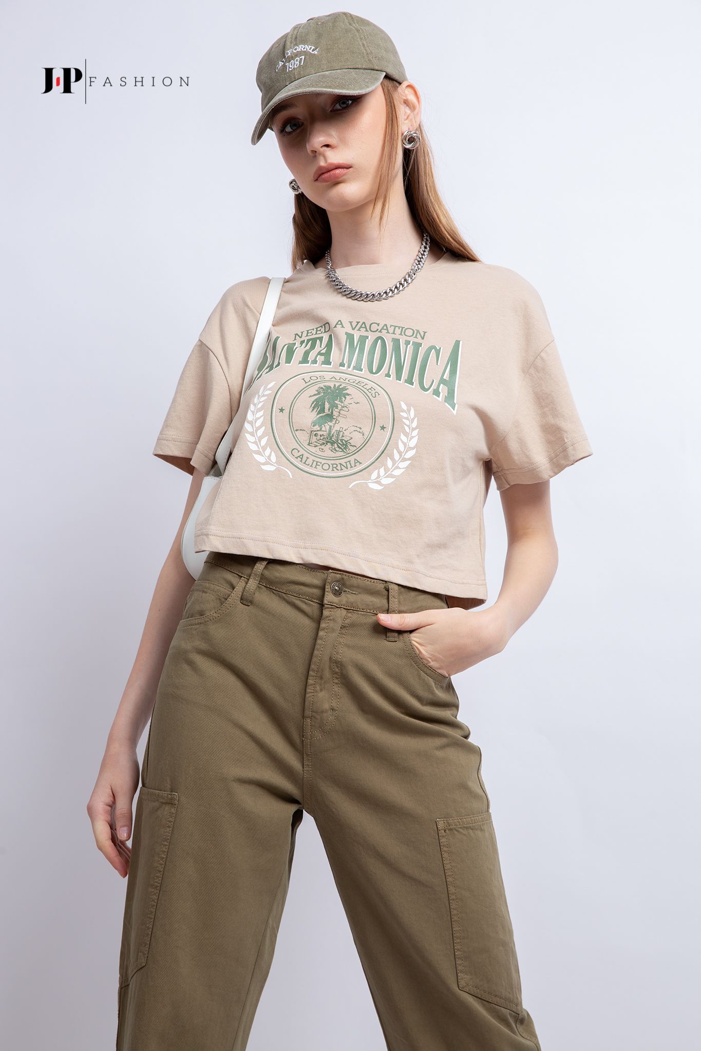 Thun croptop ngắn tay