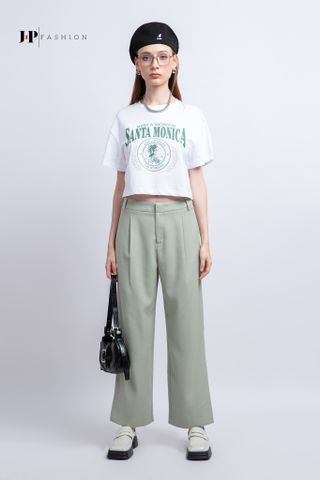 Thun croptop ngắn tay