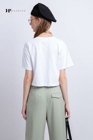 Thun croptop ngắn tay