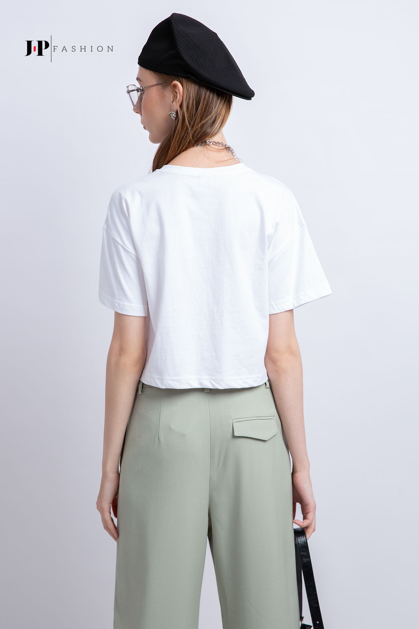 Thun croptop ngắn tay