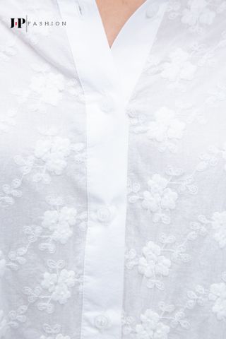 Sơ mi form rộng tay dài