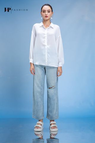 Sơ mi dài tay phom rộng