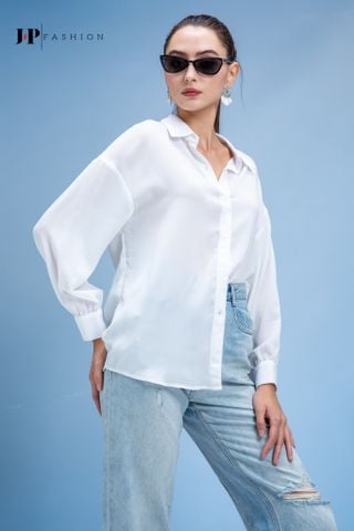 Sơ mi dài tay phom rộng