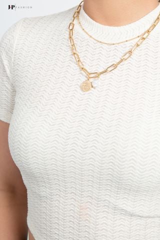 Áo thun croptop ngắn tay