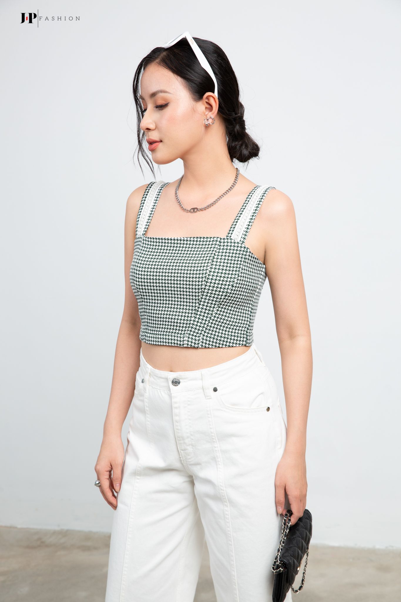  Áo hai dây croptop 