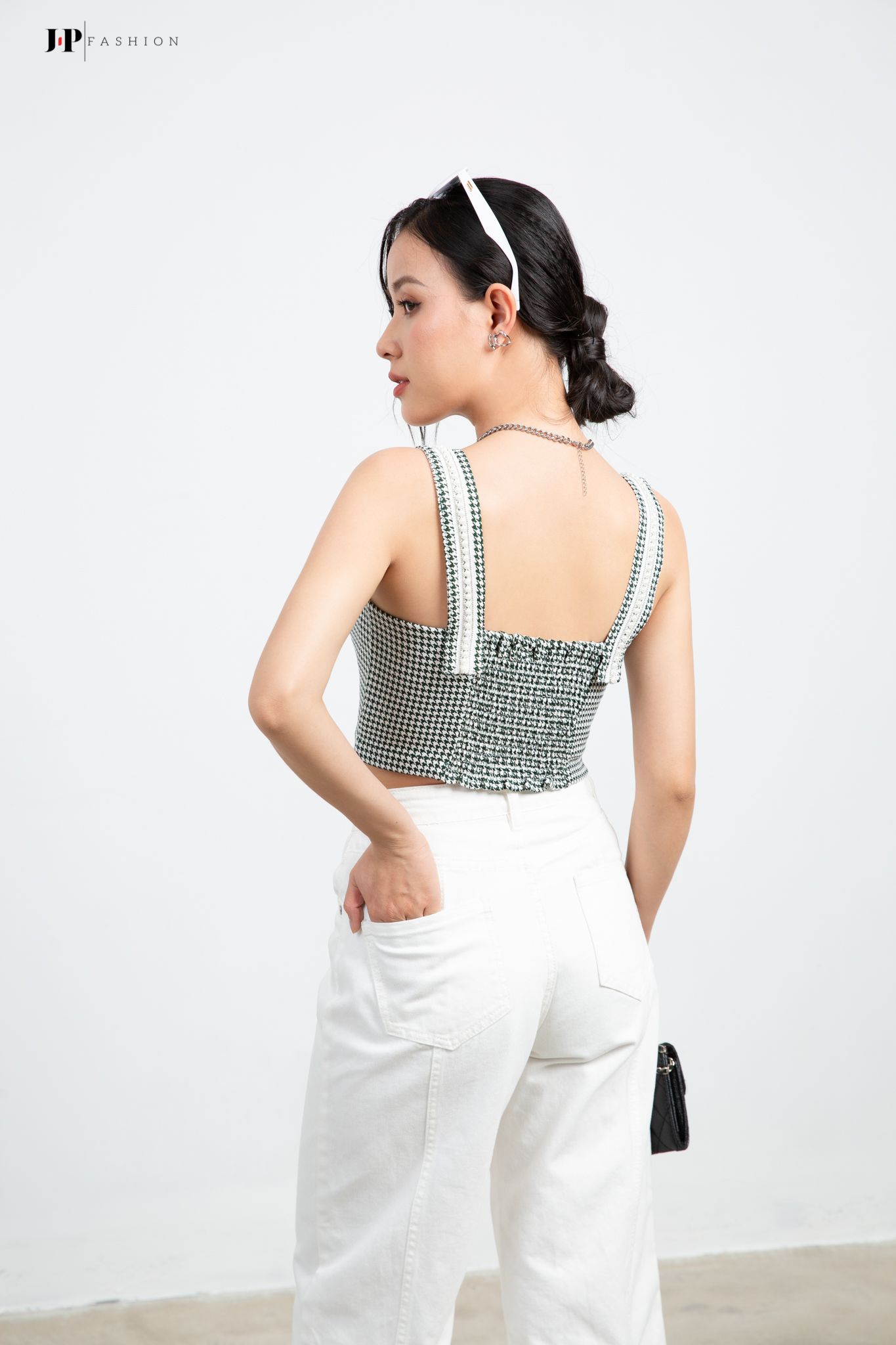 Áo hai dây croptop