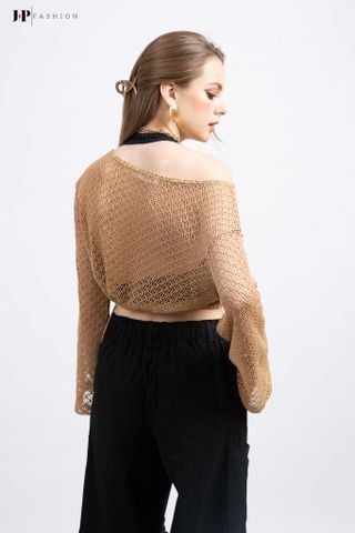 Thun croptop dài tay