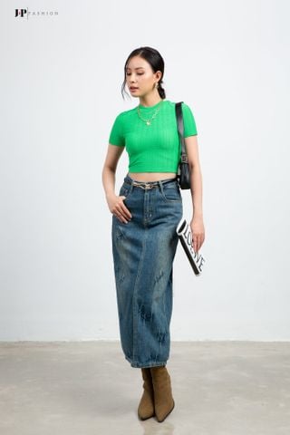 Áo thun croptop ngắn tay
