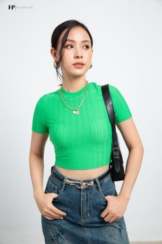 Áo thun croptop ngắn tay