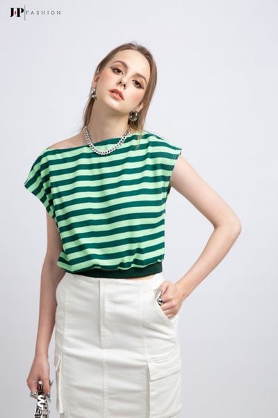 color_ Sọc xanh lá