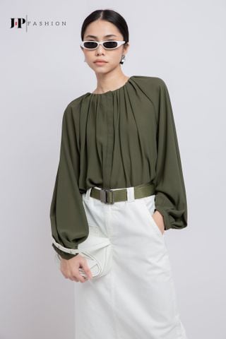 Áo sơ mi tay phồng