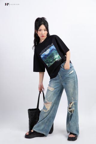 Thun form rộng ngắn tay