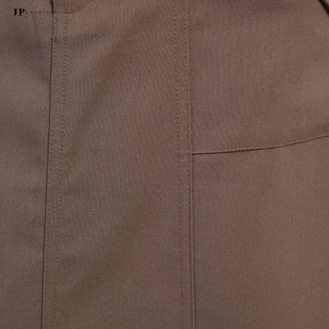 Váy kaki phom chữ A