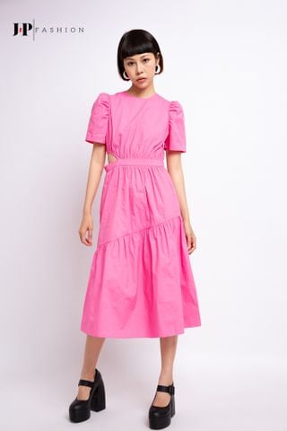Đầm midi cut-out