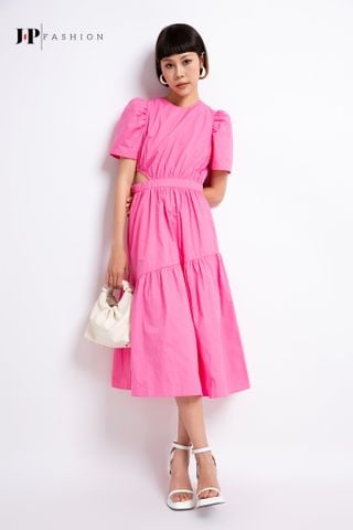 Đầm midi cut-out